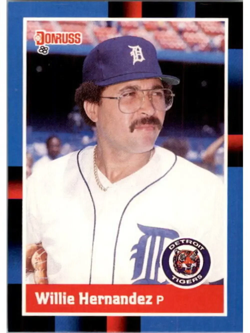 1988 Willie Hernandez Donruss Baseball Card #398